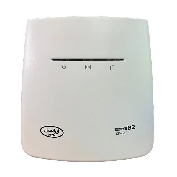 مودم روتر بی سیم 4G ایرانسل مدل  FD-i40 B2 به همراه یک عدد سیم کارت و 60 گیگ اینترنت سه ماهه
