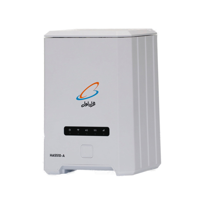 مودم 5G همراه اول مدل HA5510-A به همراه کارت فعال‌سازی سیم‌کارت اعتباری و 150 گیگابایت اینترنت هدیه 90 روزه