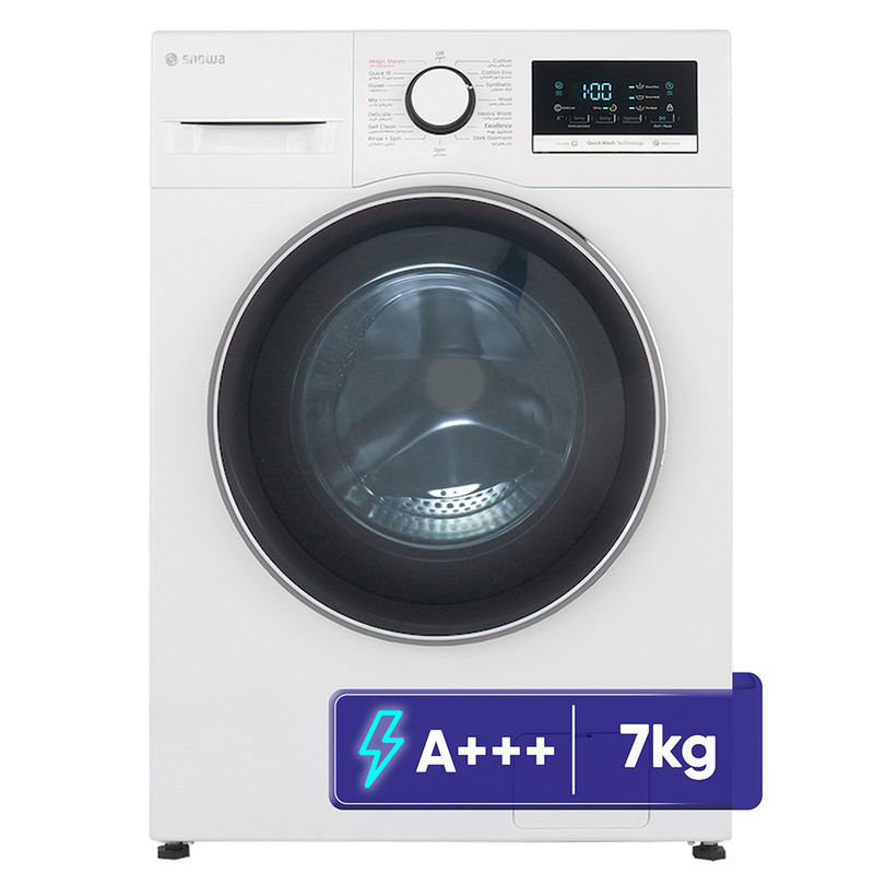 ماشین لباسشویی 7 کیلوگرم اتوماتیک اسنوا مدل SWM-A71W