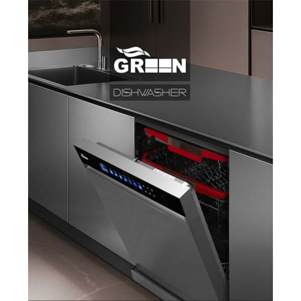 ماشین ظرفشویی 15 نفره گرین پی جی دبلیو مدل GDW15UVA-SS